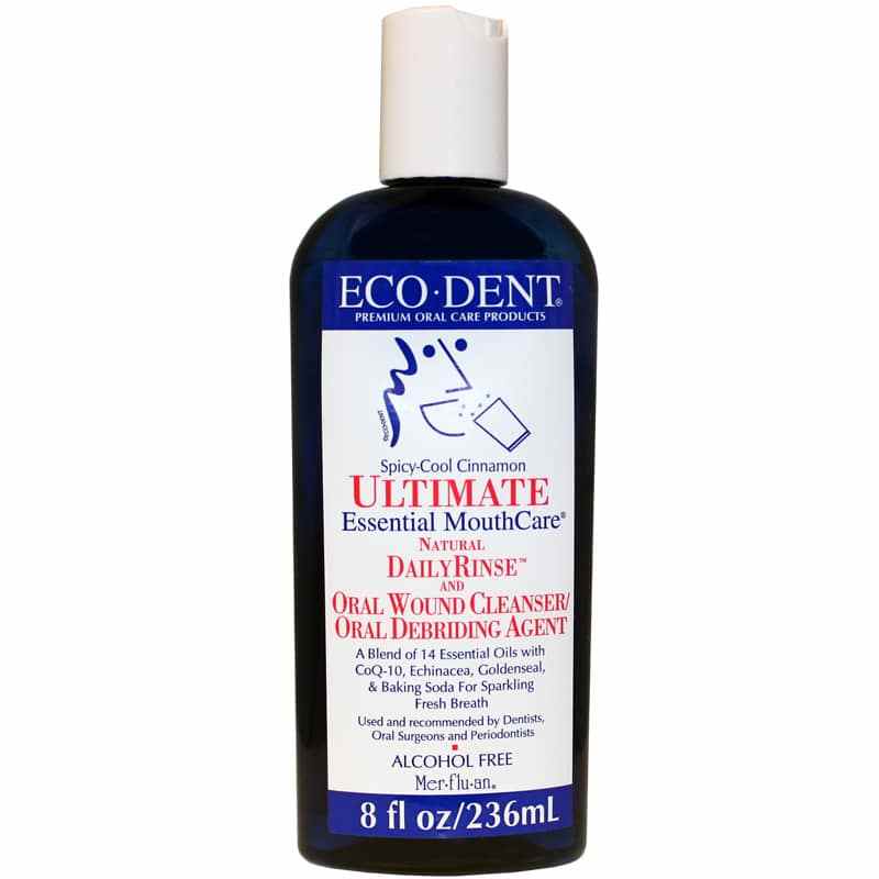 Daily Rinse and Oral Wound Cleanser, Cinnamon, by Eco-Dent