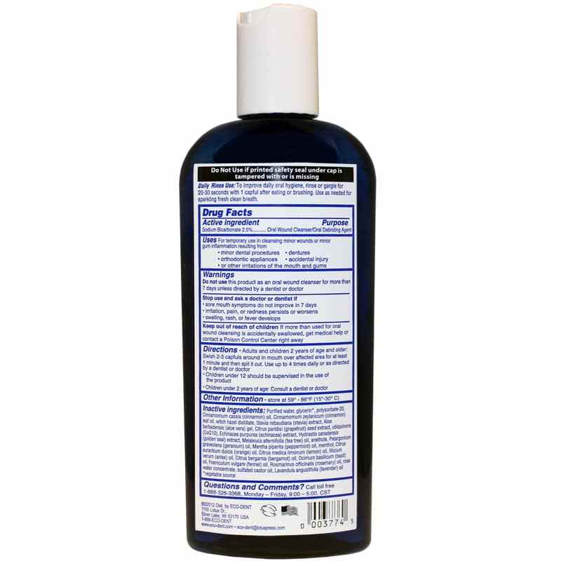 Daily Rinse and Oral Wound Cleanser, Cinnamon, by Eco-Dent, image #2