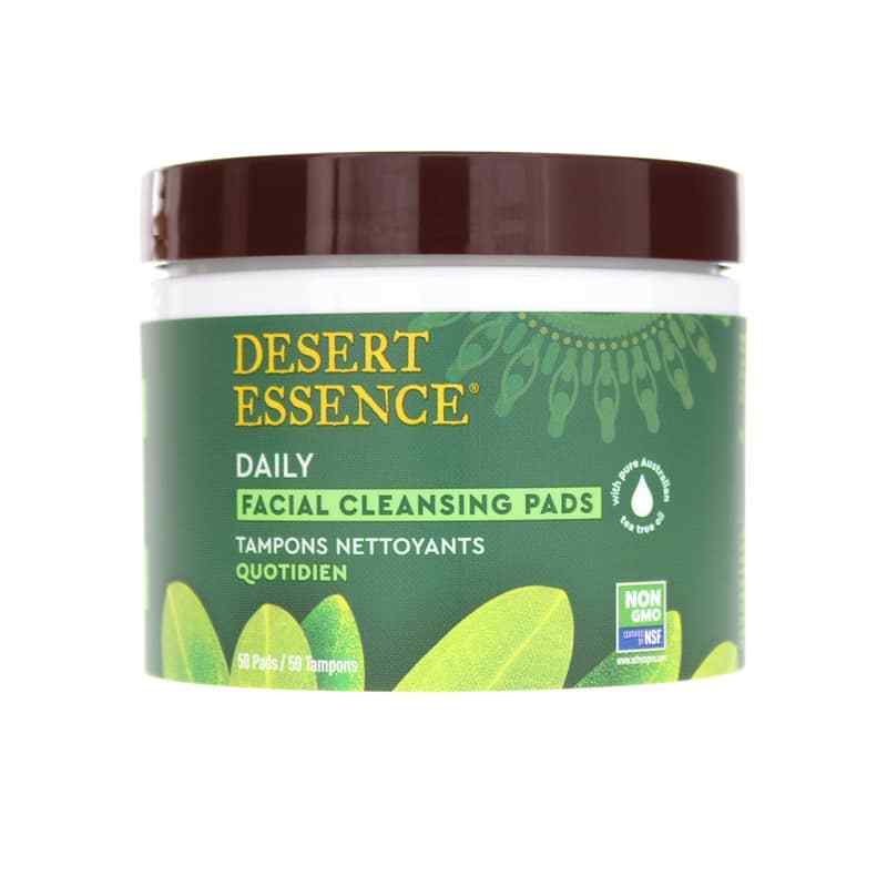 Daily Tea Tree Oil Facial Cleansing Pads, by Desert Essence