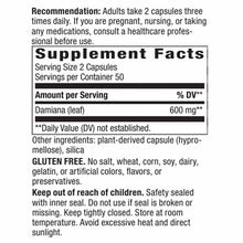 Damiana Leaves, by Natures Way, image #2