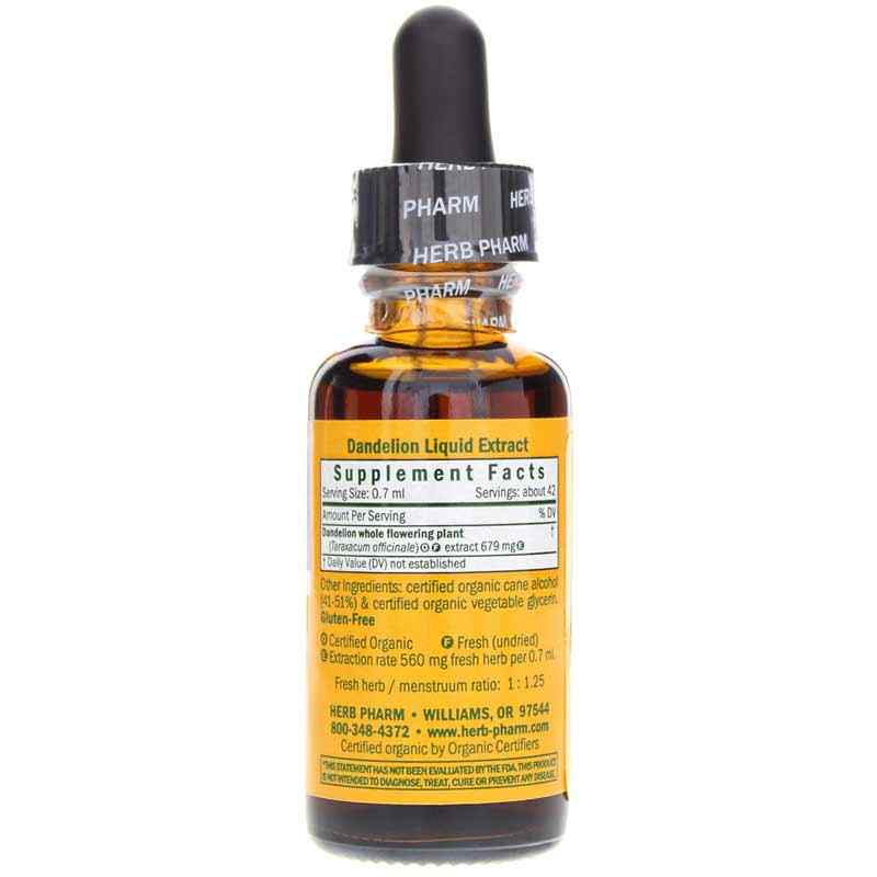 Dandelion Extract, 1 Oz, by Herb Pharm, image #2