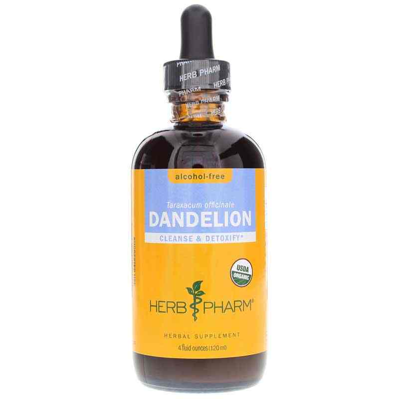 Dandelion Extract Alcohol Free, 4 Oz, by Herb Pharm