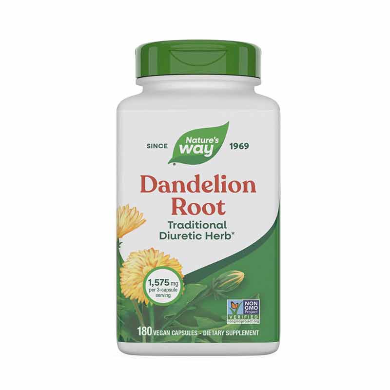 Dandelion Root, 180 Veg Capsules, by Natures Way