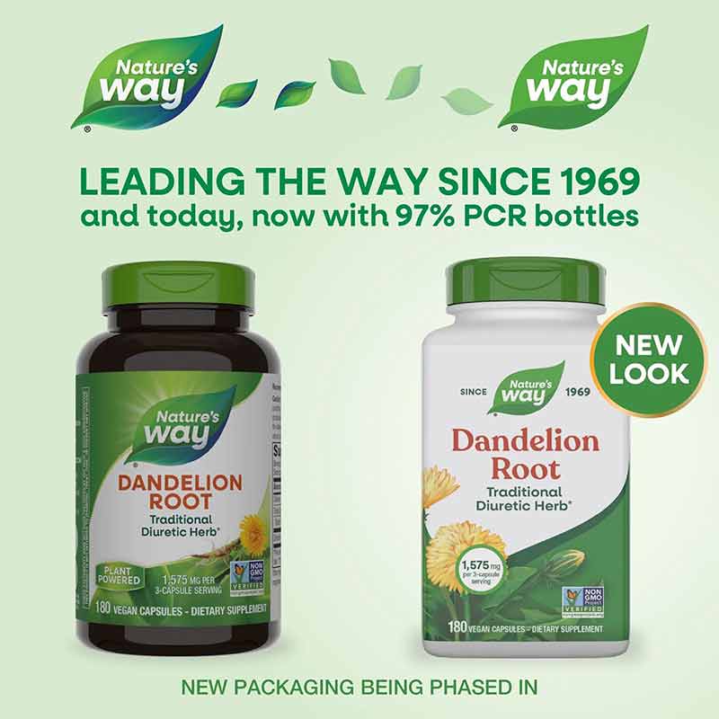 Dandelion Root, 180 Veg Capsules, by Natures Way, image #2