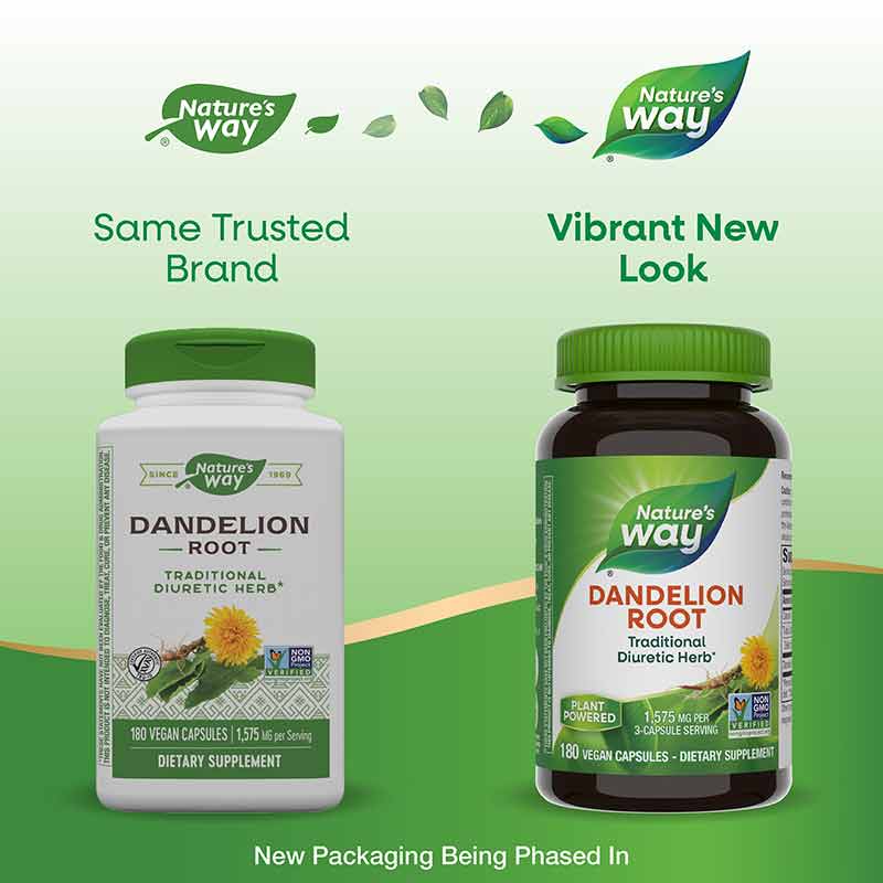 Dandelion Root, 180 Veg Capsules, by Natures Way, image #5