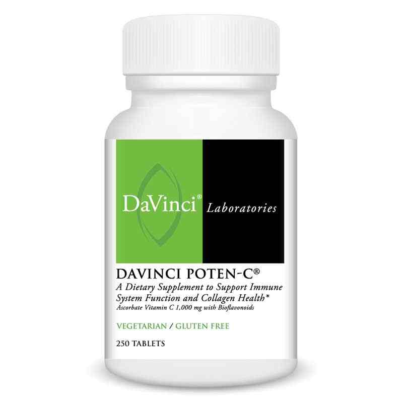 DaVinci Poten-C, 250 Veg Tablets, by DaVinci Labs