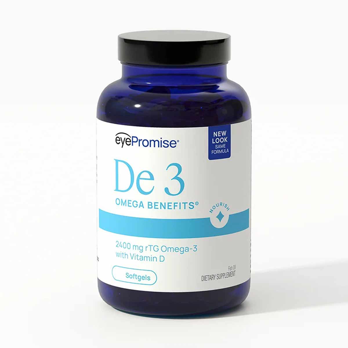De3 - Dry Eye Omega Benefits, by EyePromise