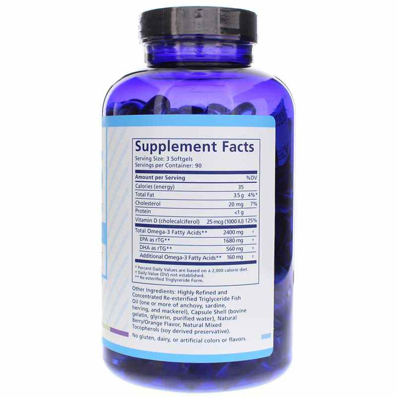 De3 - Dry Eye Omega Benefits, 270 Softgels, by PRN Therapeutics, image #2