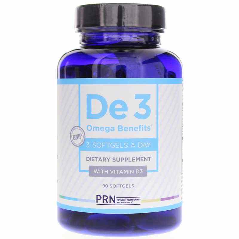 De3 - Dry Eye Omega Benefits, 90 Softgels, by PRN Therapeutics