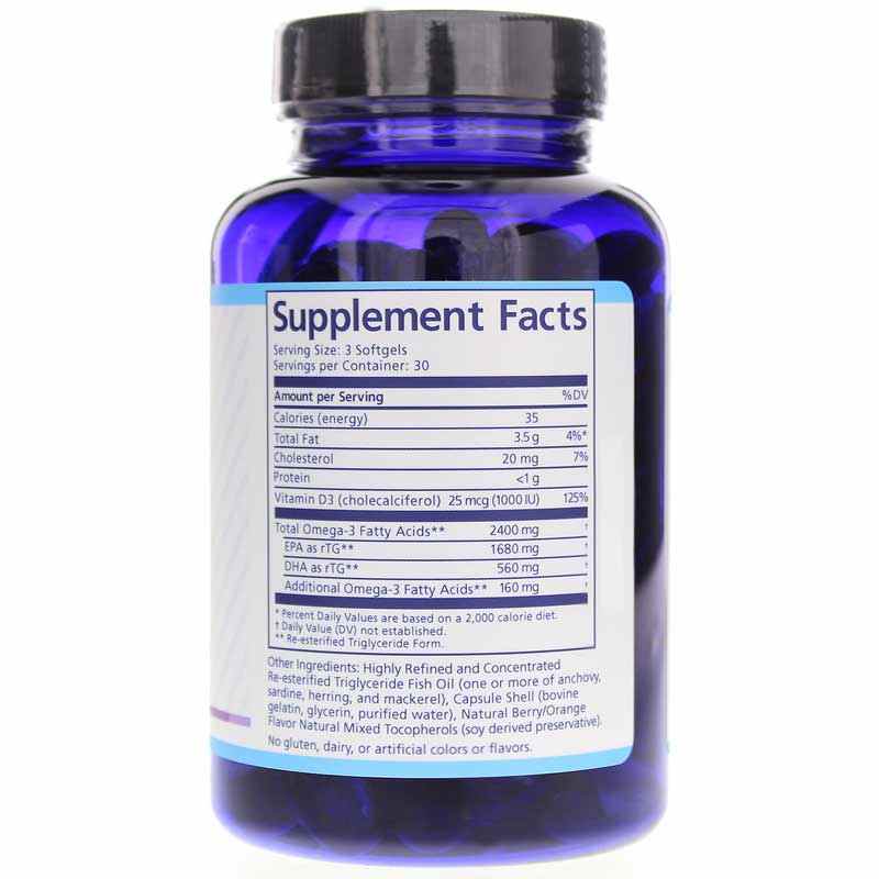 De3 - Dry Eye Omega Benefits, 90 Softgels, by PRN Therapeutics, image #2