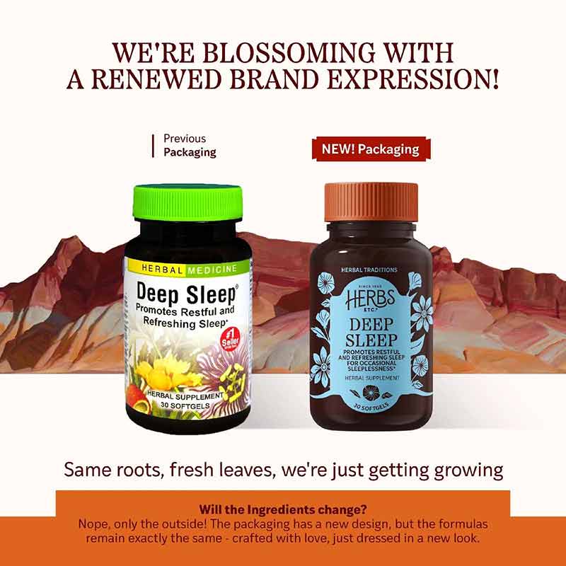 Deep Sleep Softgels, 30 Softgels, by Herbs, Etc, image #3