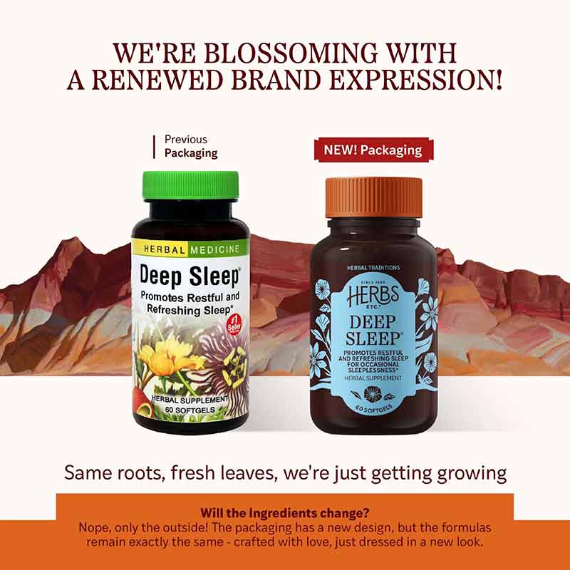 Deep Sleep Softgels, 60 Softgels, by Herbs, Etc, image #3