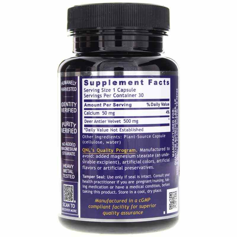 Deer Antler Velvet, by Quantum Nutrition Labs, image #2
