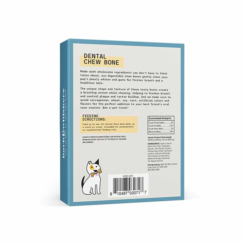 Dental Chew Bones, Small, by Bark & Whiskers, image #2