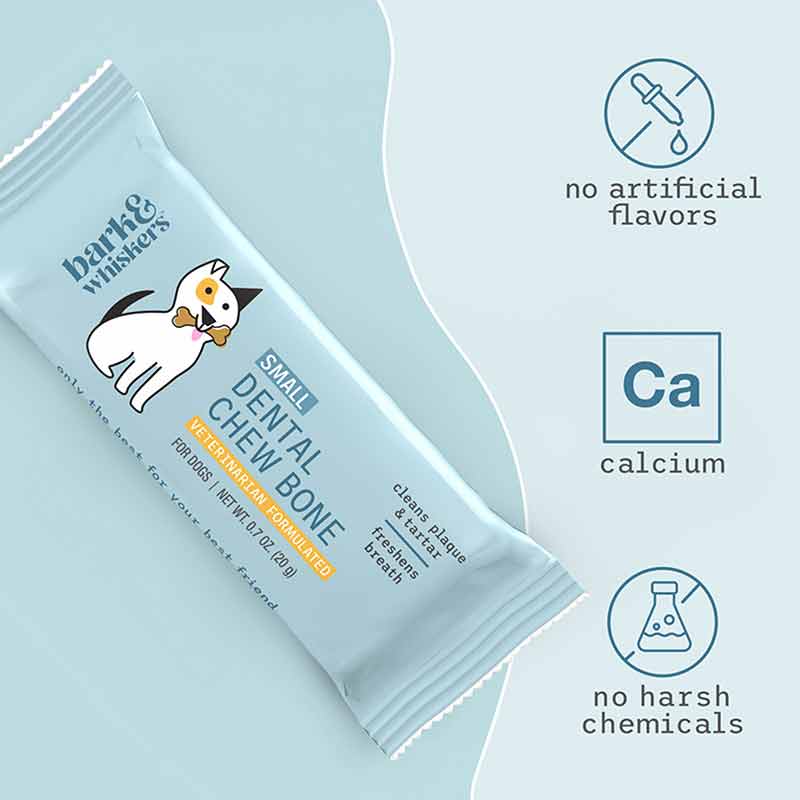 Dental Chew Bones, Small, by Bark & Whiskers, image #3