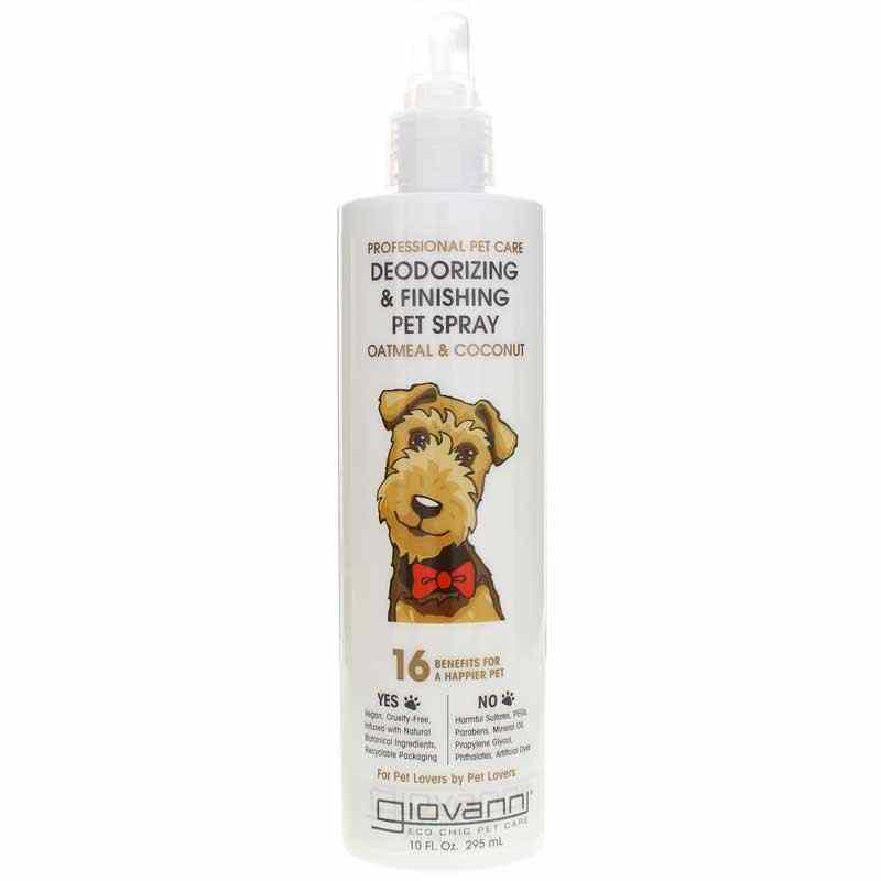 Deodorizing & Finishing Pet Spray, by Giovanni