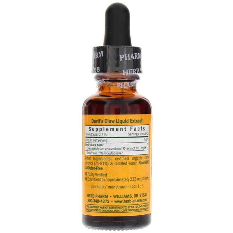 Devil's Claw Extract, 1 Oz, by Herb Pharm, image #2