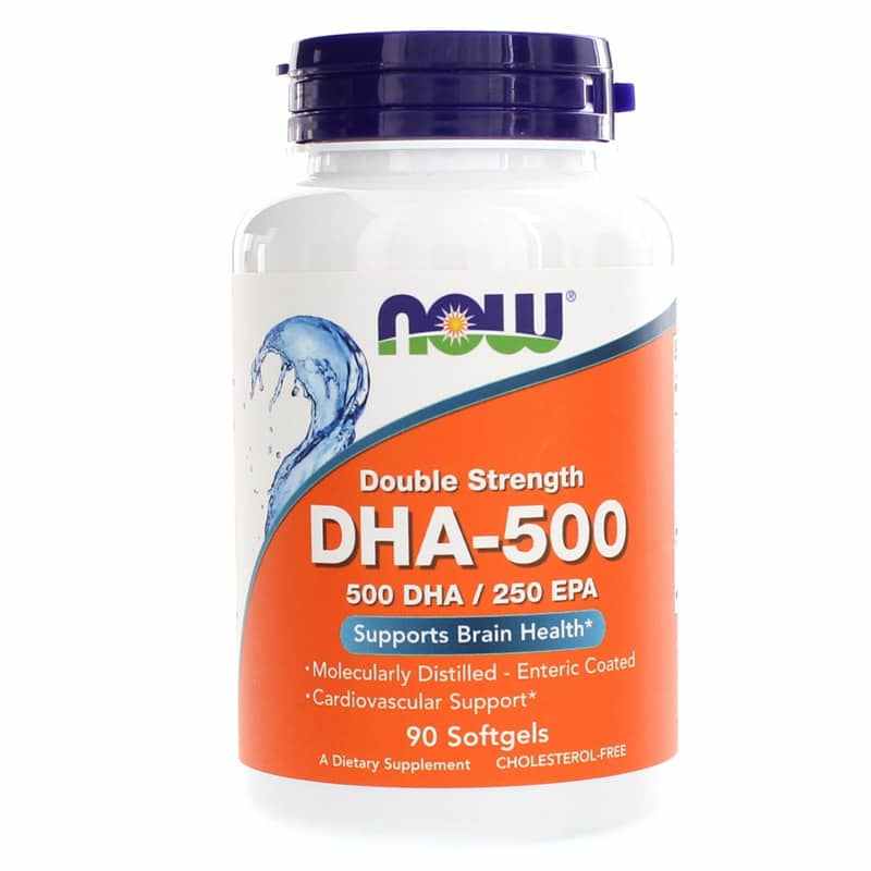 DHA-500 Double Strength, 90 Softgels, by NOW Foods