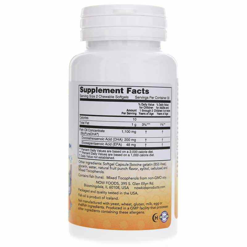 DHA Chewables for Kids, by NOW Foods, image #2
