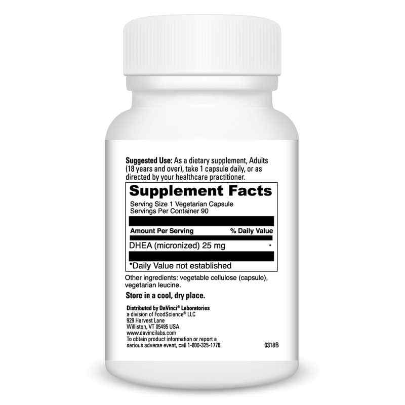 DHEA 25 Mg, by DaVinci Labs, image #2