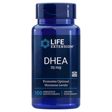 DHEA 25 Mg Dissolve in Mouth Tablets, by Life Extension