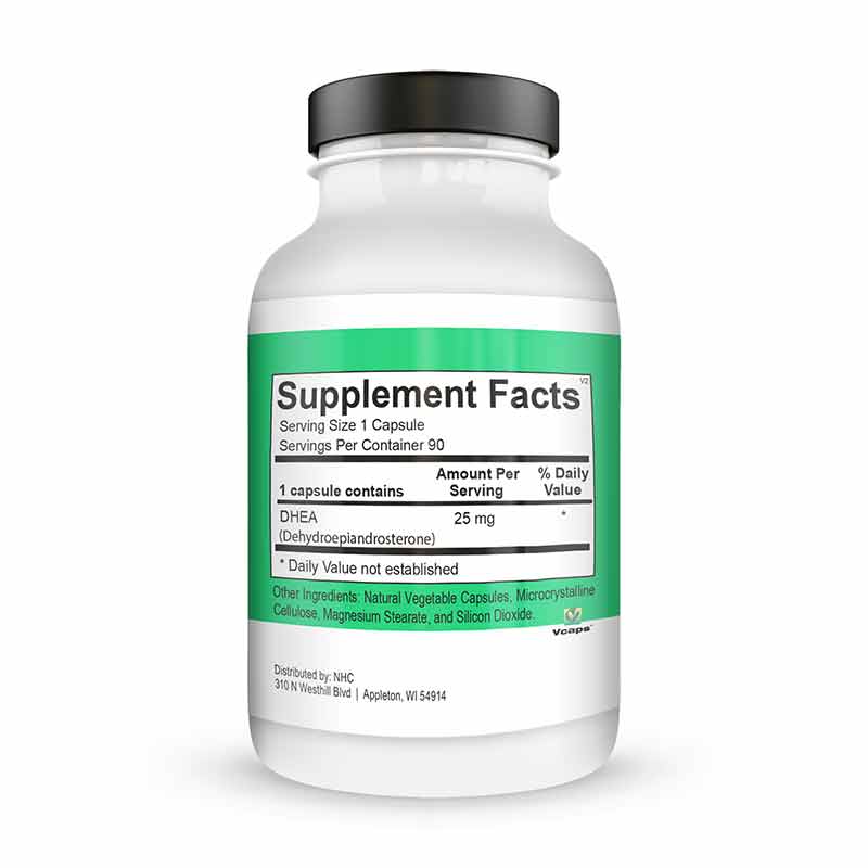 DHEA 25 Mg, 90 Capsules, by Natural Healthy Concepts, image #2