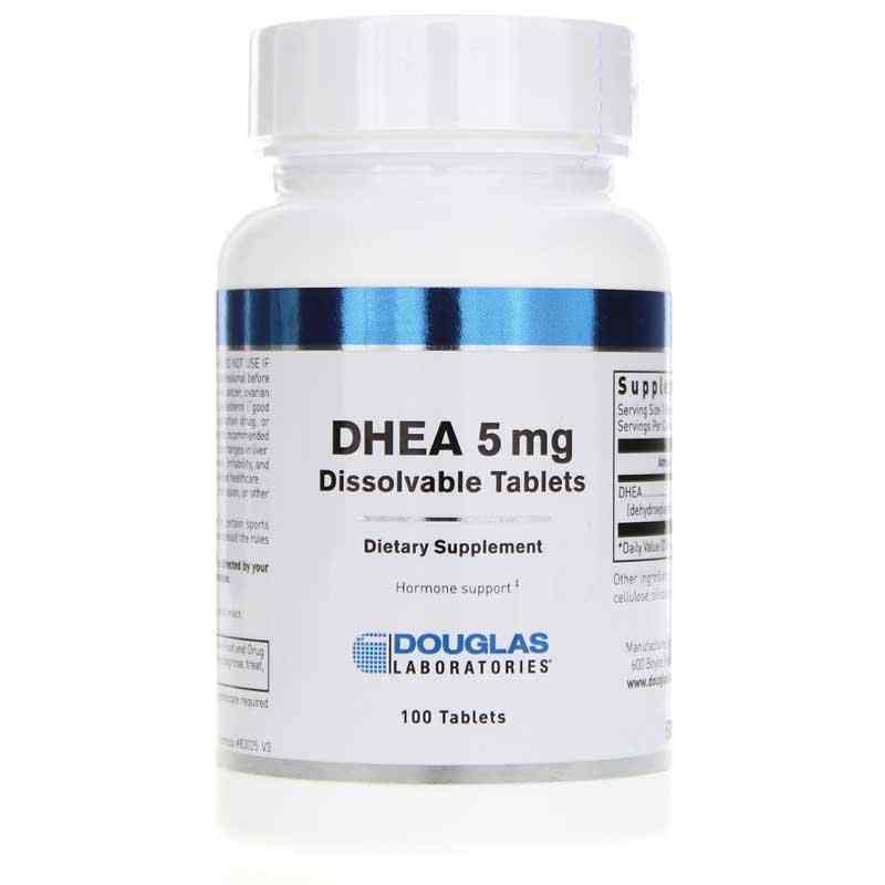 DHEA 5 Mg Dissolvable Tablets, by Douglas Laboratories