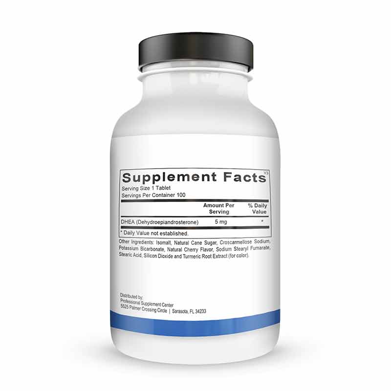 DHEA 5 mg, 100 Tablets, by Professional Supplement Center, image #2