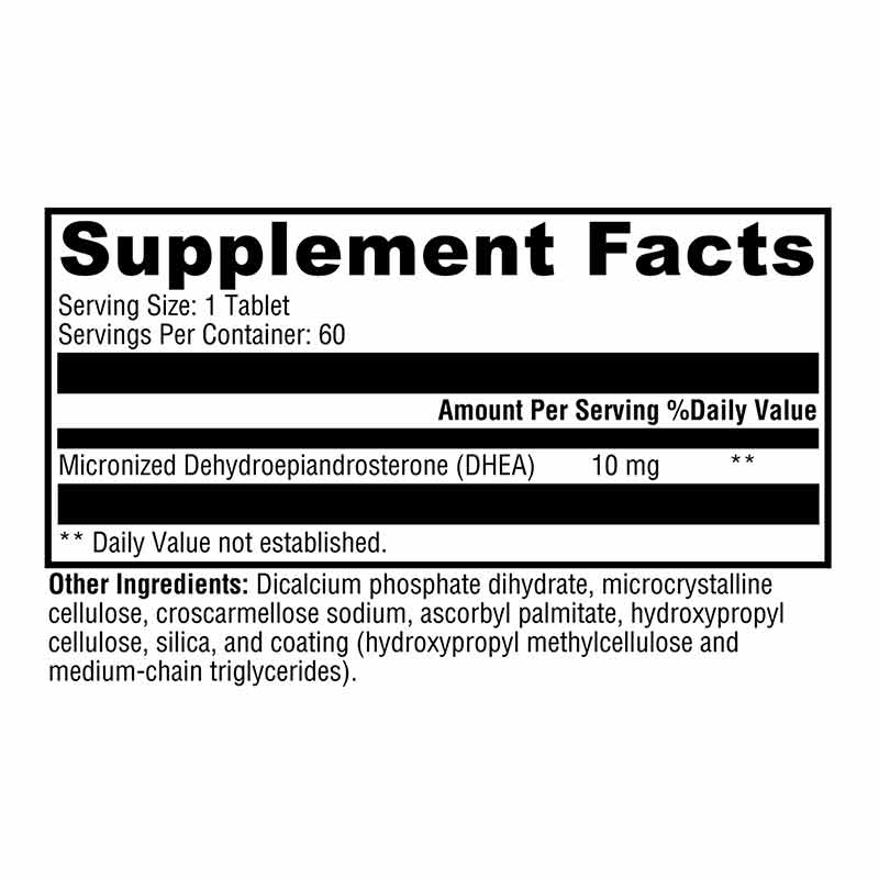 DHEA Micronized 10 Mg, by Xymogen, image #2