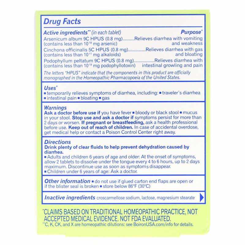 Diaralia Diarrhea Relief, by Boiron, image #2