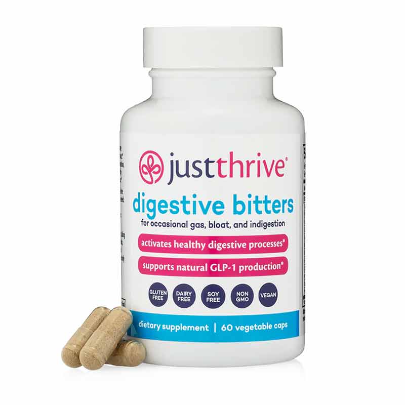 Digestive Bitters, 60 Veg Capsules, by Just Thrive