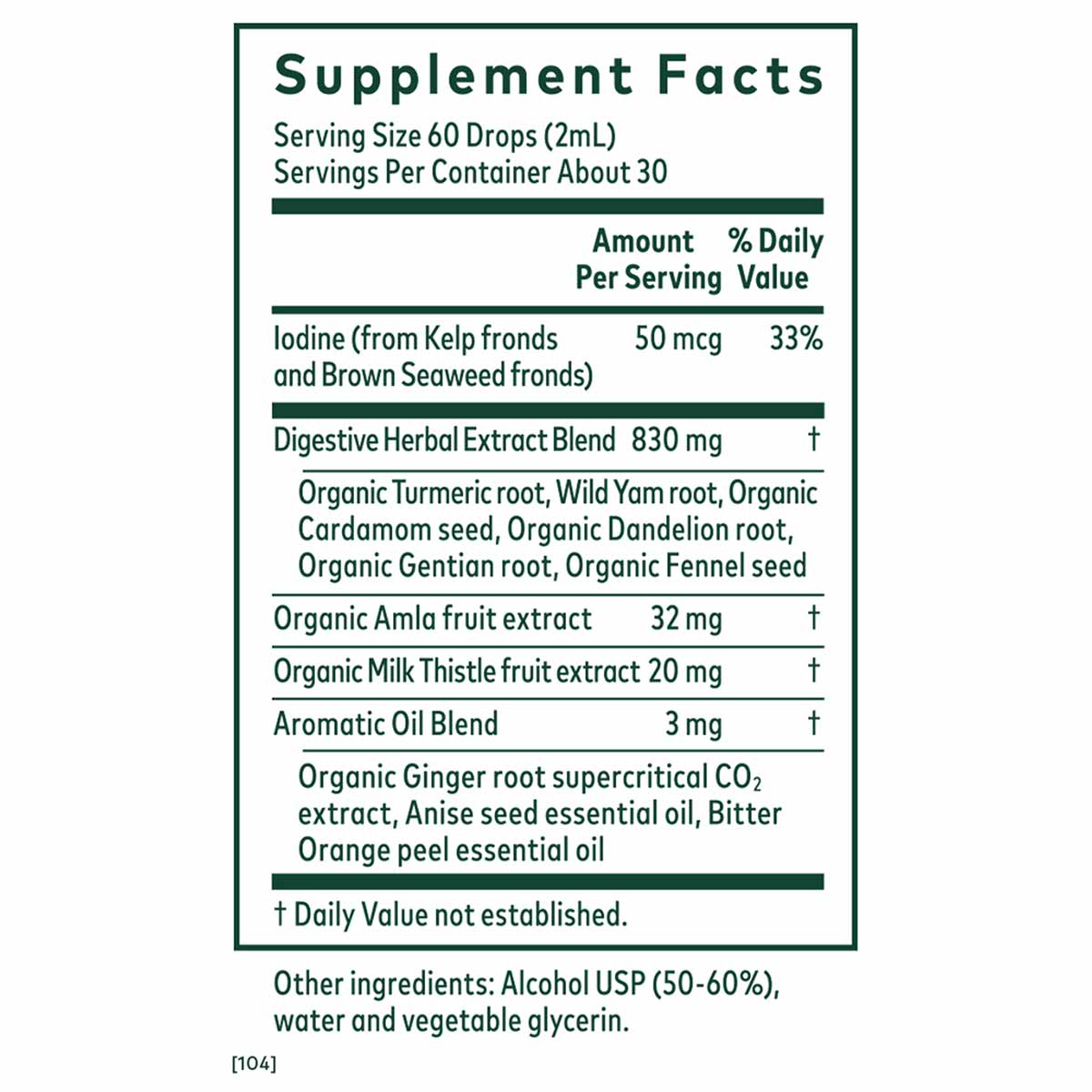 Digestive Bitters with Turmeric, by Gaia Pro