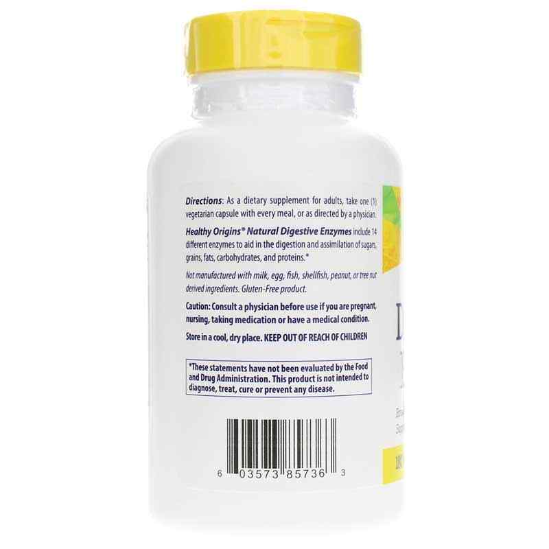 Digestive Enzymes Broad Spectrum, 180 Veg Capsules, by Healthy Origins, image #3