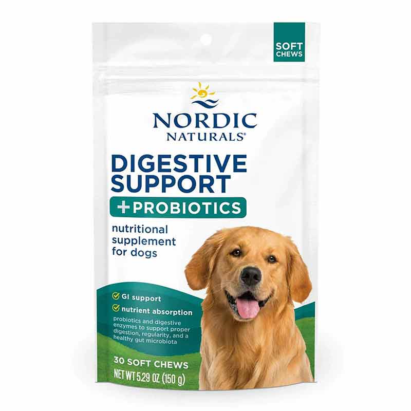 Digestive Support + Probiotic Soft Chews, 30 Chews, by Nordic Naturals