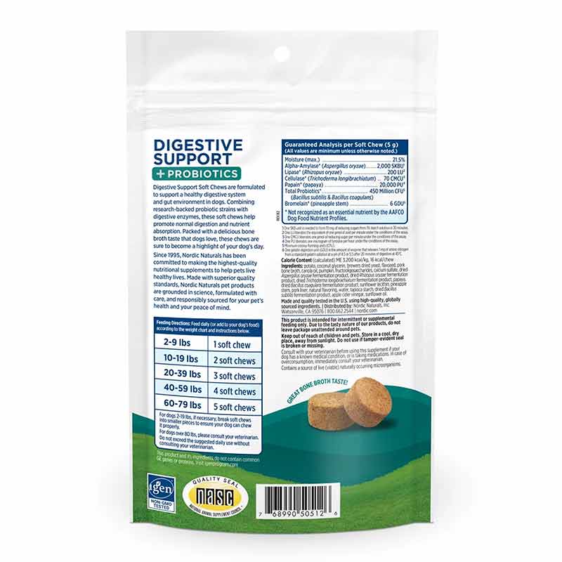 Digestive Support + Probiotic Soft Chews, 30 Chews, by Nordic Naturals, image #2