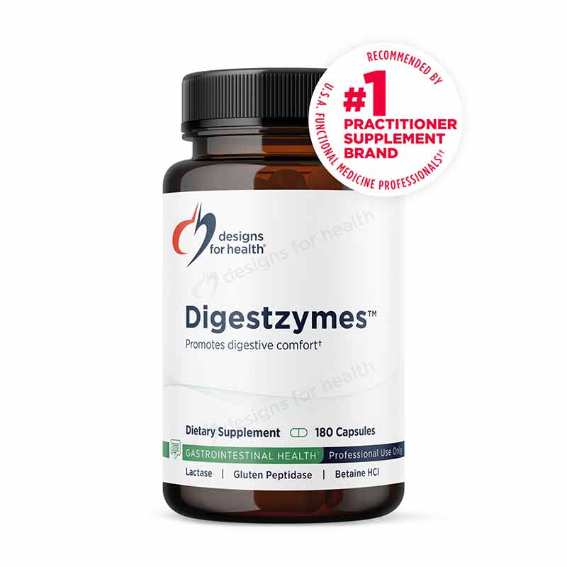 Digestzymes, 180 Veg Capsules, by Designs For Health