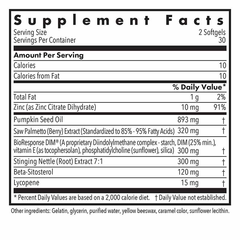 DIM Palmetto Prostate Formula, by Allergy Research Group, image #3