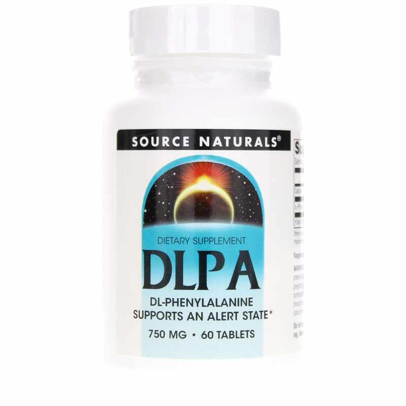 DLPA 750 Mg, 60 Tablets, by Source Naturals
