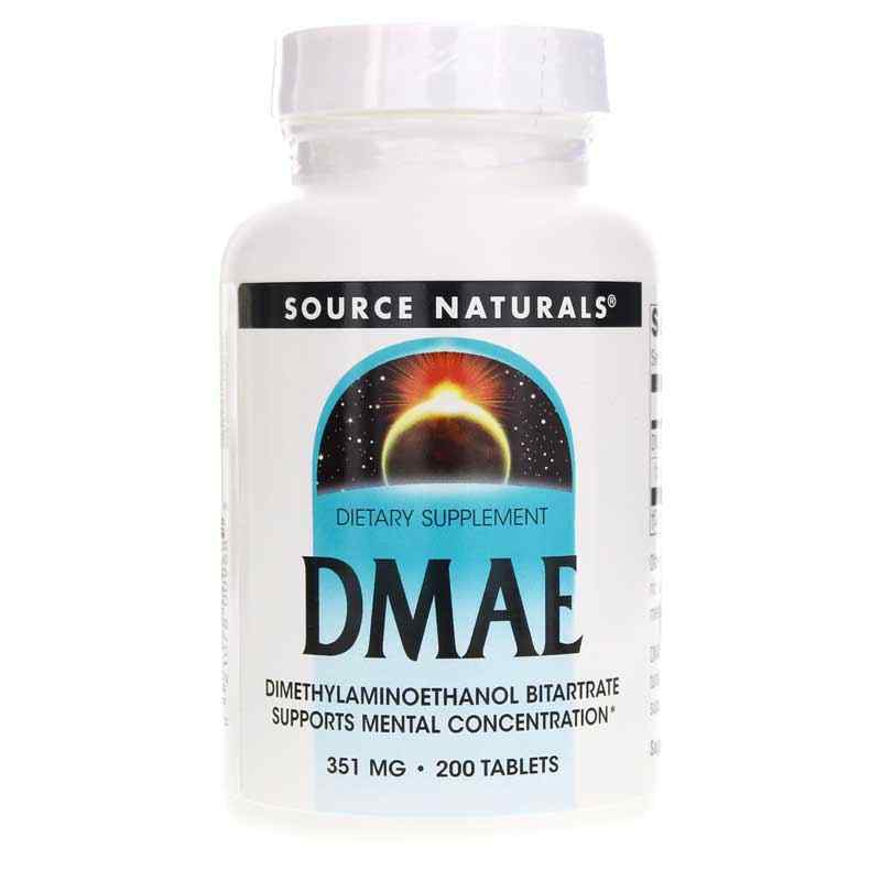 DMAE 351 Mg Tablets, by Source Naturals