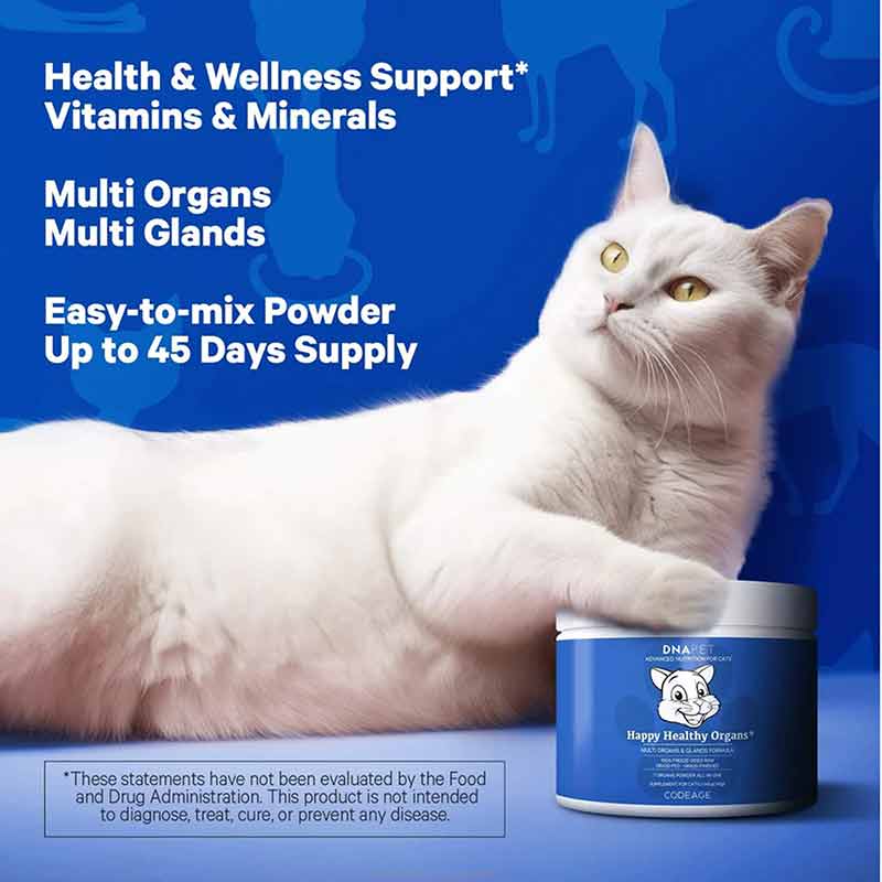 DNA PET Happy Healthy Organs for Cats, by Codeage, image #3
