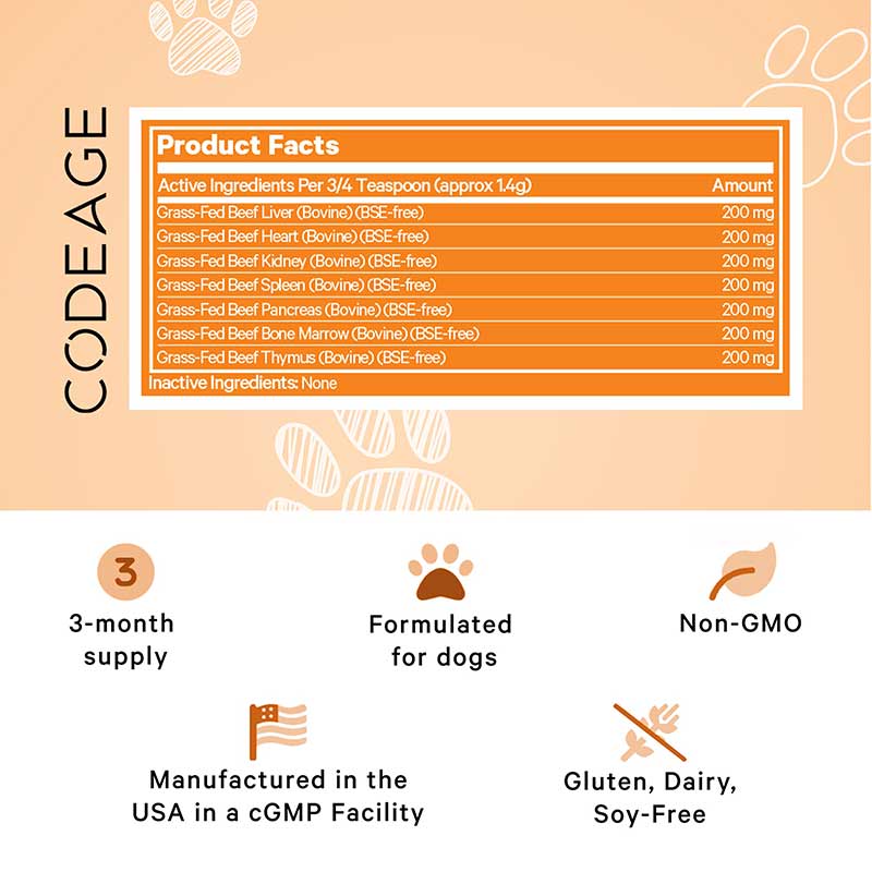 DNA PET Happy Healthy Organs for Dogs, by Codeage, image #2