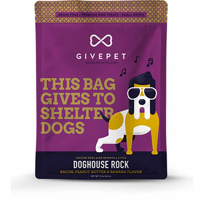 Doghouse Rock Baked Dog Biscuits, by Give Pet