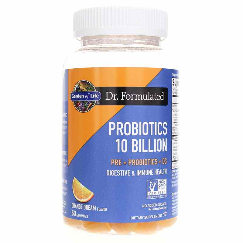Dr. Formulated Probiotics 10 Billion Gummies, by Garden of Life