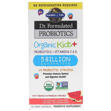 Dr. Formulated Probiotics Kids+ Shelf-Stable, Watermelon, by Garden of Life