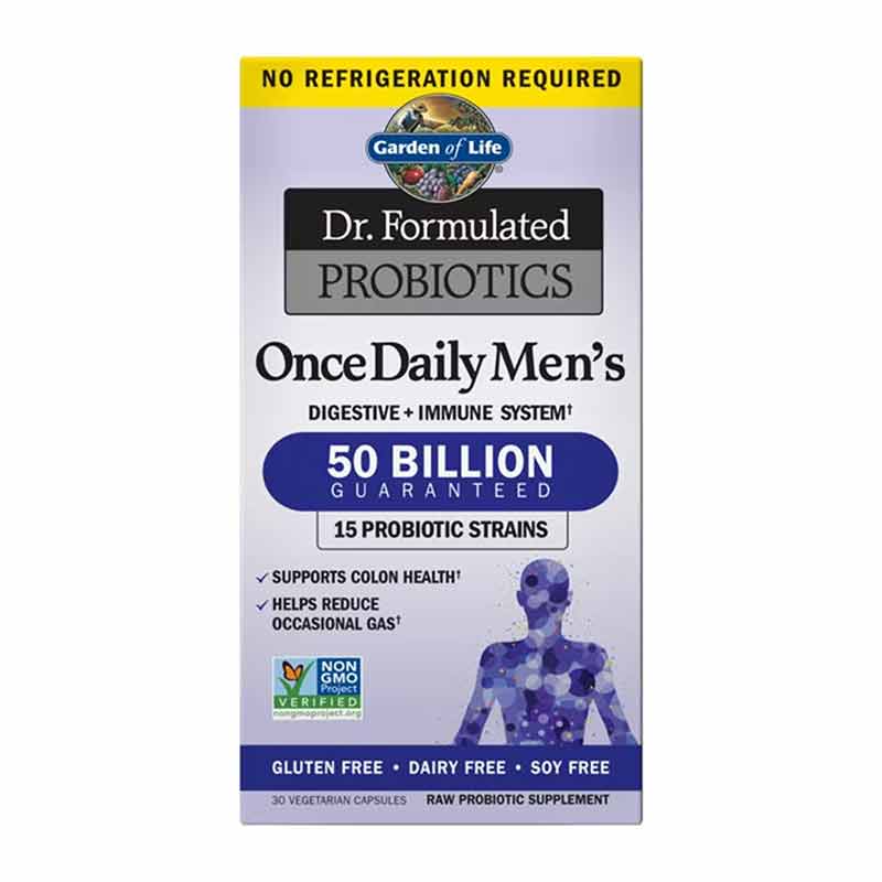 Dr. Formulated Probiotics Once Daily Men's Shelf-Stable, by Garden of Life