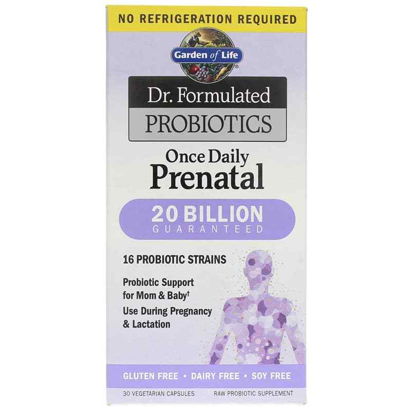 Dr. Formulated Probiotics Once Daily Prenatal Shelf-Stable, by Garden of Life