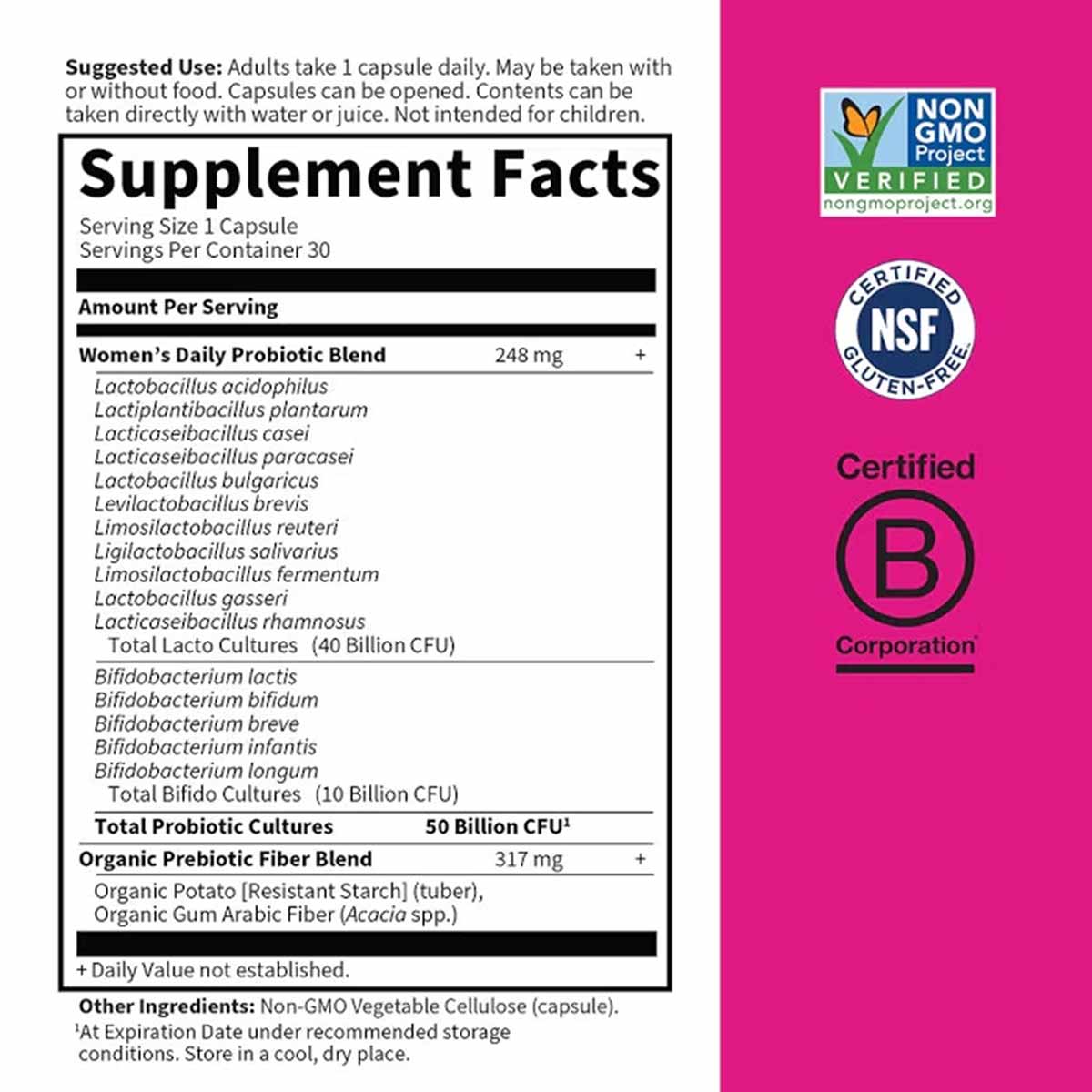 Dr. Formulated Probiotics Once Daily Women's Shelf-Stab, by Garden of Life