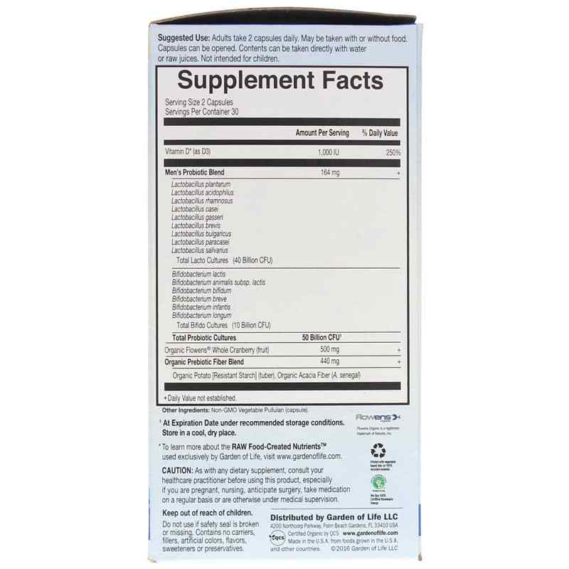 Dr. Formulated Probiotics Prostate + Shelf-Stable, by Garden of Life, image #2