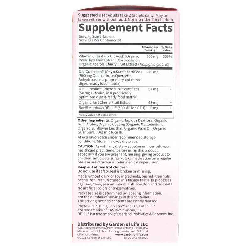 Dr. Formulated Quercetin Drop Uric Acid, by Garden of Life, image #2