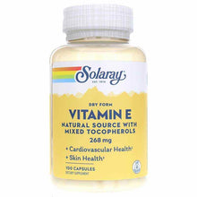 Dry Form Vitamin E 268 Mg, 100 Capsules, by Solaray